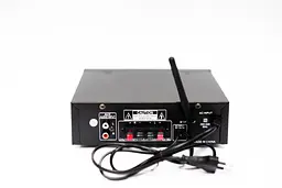 Підсилювач звуку Bluetooth 4,0 USB/SD/FM/MP3 120W+120W 2х канальний з пультом стереопідсилювач для колонок з караоке 220V та 12V UKC AK-688BT - мініатюра 14