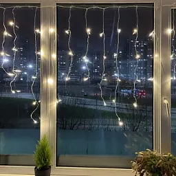 Гірлянда ColorWay Бахрома 3 м x 0.6 м 100 Led IP20 кольорова USB (CW-GF-100L36UMC) - мініатюра 5