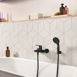Змішувач для ванни Grohe QuickFix Start 322782432, Чорний матовий - мініатюра 5
