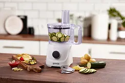 Gorenje Кухонная машина 800Вт, чаша-пластик, корпус-метал/пластик, насадок-6, білий - мініатюра 8