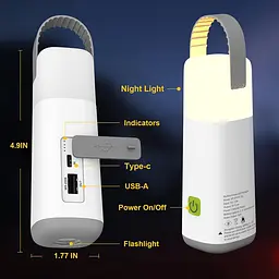Ліхтар лампа BEYONDOP LED Camping Lantern кемпінгова - мініатюра 2