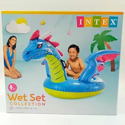 Дитячий надувний Пліт для Плавання Дракон Intex - мініатюра 5