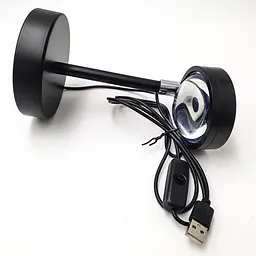 Проекційний світильник лампа для заходу сонця світанку USB LED Lamp UKC Sunset Lamp - мініатюра 7