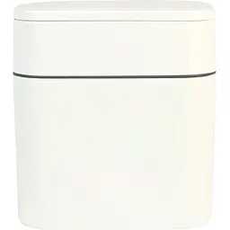Відро для сміття МВМ My Home з кришкою 300х165х320 мм біло-сіре (BIN-23 10L WHITE/GRAY) - мініатюра 3