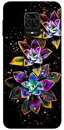 Чохол Demsky Flowers on black для Xiaomi Redmi Note 9s / Note 9 Pro / Note 9 Pro Max