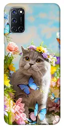 Чохол Demsky Spring cat для Oppo A52 / A72 / A92