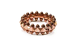 Каблучка з шипами з червоного золота 16 K-0310