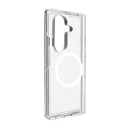 Чехол Samsung Galaxy Fold7 5G, Clear MagCase, прозрачный, противоударный, магнитный, панель-накладка с поддержкой MagSafe, поддержка беспроводной зарядки MagSafe, защита всего корпуса, TPU+PC, ArmorStandart (ARM88137) - мініатюра 2