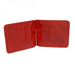 Шкіряний затиск для грошей Gofin 11,5х8,5 см acs0011953 - мініатюра 2