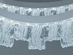 LED-світильник стельовий Diasha MX78205/400+200WH 55W, 2 кільця, 3 кольори світла, 40×50 см - мініатюра 5