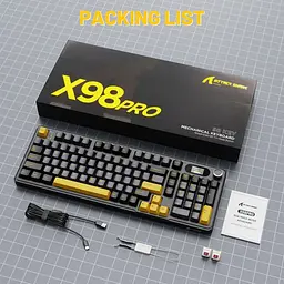 Клавіатура Attack Shark X98 Pro RGB Linear Blueberry Switch Star Black (AS-6972792470498-SB-UA) [166775] - мініатюра 10