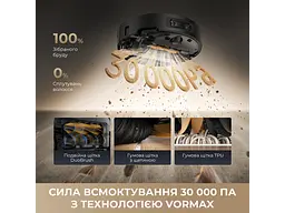 Робот-пилосос з вологим прибиранням Dreame Aqua 10 Ultra Roller Complete Black (RLH71DE-1-bl) - мініатюра 11