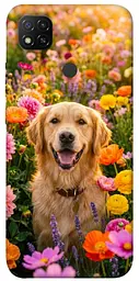 TPU чехол Demsky Flowery labrador для Xiaomi Redmi 9C