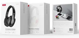 Навушники XO BE39 Stereo Wireless Headphones Black (G-000004327) - мініатюра 4