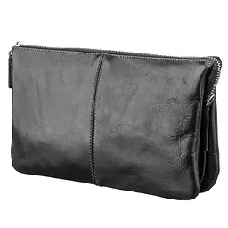 Чоловіча шкіряна барсетка GRANDE PELLE 25х16х4 см acs0016116 - мініатюра 2