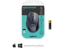 Миша Logitech M705 Marathon Mouse Wireless Black (910-001945, 910-001963) - мініатюра 5