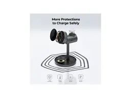 Бездротовий зарядний пристрій AUKEY MagFusion 3-in-1 15 W Qi2 сірий (LC-MC311) - мініатюра 12