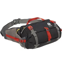 Сумка поясна Sierra Designs Flex Lumbar 3-6 л Сірий-Червоний - мініатюра 4