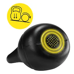 Гиря вінілова Cornix 24 кг XR-0434 Black - мініатюра 6