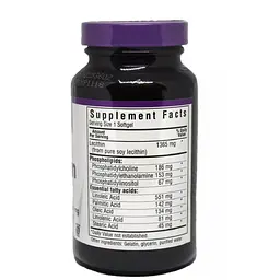 Лецитин Bluebonnet Nutrition натуральний 1365 мг 90 капсул - мініатюра 2