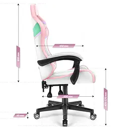 Комп'ютерне крісло Hell's Chair HC-1004 Rainbow PINK - мініатюра 9