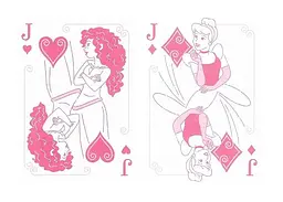 Карти гральні United States Playing Card Company Bicycle Disney Princess inspired (navy) (ВР_КИБДПН) - мініатюра 6