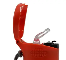 Пляшка для води Casno 400 мл KXN-1195 Червона (краб) з соломинкою (KXN-1195_Red) - мініатюра 6