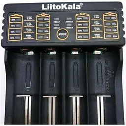 Зарядний пристрій LiitoKala Lii-402 для акумуляторів 18650 на 4 канали з функцією PowerBank 1000 mAh - мініатюра 2