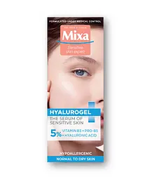 Зволожуюча сироватка Mixa Hyalurogel для чутливої шкіри, 30 мл (D3729700) - мініатюра 3