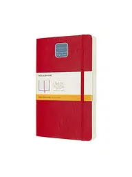 Записник Moleskine Classic Expanded середній, Лінійка Червоний М'який (QP616EXPF2)