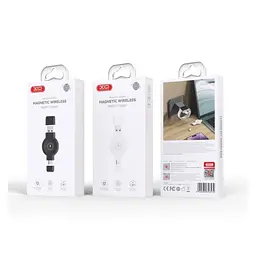 Сітчасте зарядне пристрій XO CX026 Apple/Samsung USB-A/, Type-c Watch Wireless Charger Білий - мініатюра 6