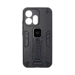 Чехол для OPPO Reno15 5G, Proover, черный, с подставкой и магнитом, противоударный, ударопрочный, бронированный, панель-накладка, защита всего корпуса, термополиуретан (TPU) + поликарбонат (PC), ArmorStandart (ARM89927)