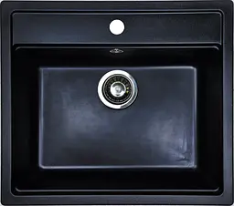Кухонна мийка Adamant Step 565x500x190 чорний 72223, Чорний