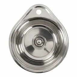 Кухонна мийка з нержавіючої сталі Platinum поліровка 4539 (0,6/170 мм), R, Polish