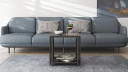 Стіл журнальний трансформер Куб Комбо Ferrum-decor 540x532x500 Чорний метал ДСП Венге Магія 16 мм (FRD-105313) - мініатюра 11