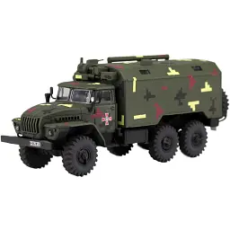 Конструктор ICM Holding автомобіль з кузовом-фургоном ЗСУ Урал-43203 - мініатюра 2