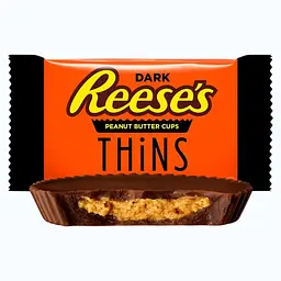 Шоколадная конфета Reese's Thins Dark Chocolate Peanut Butter Cups Candy 1шт