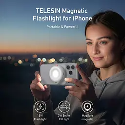 Накамерне світло Telesin P5-BGD-17 MagSafe 2500-6500К [167258] - мініатюра 2