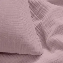Наволочка Cosas Camellia муслінова 50х70 см бузкова (012Muslin_Camellia_50x70) - мініатюра 2