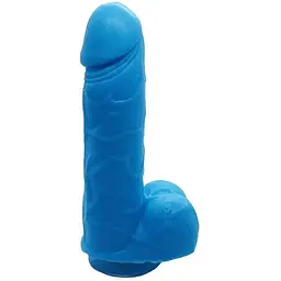 Крафтове мило-член із присоскою Чистий Кайф Blue size S натуральне