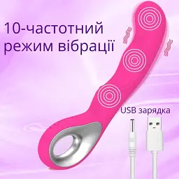 Вібратор I’MCUM Deluxe Motion 10 режимів Рожевий (IM-ZDB253) - мініатюра 4