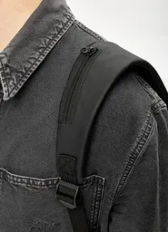 Чоловічий рюкзак Sambag Zard Neo чорний з декором 43 х 27 х 13 см (25000264m) - мініатюра 5