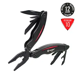 Мультитул Ganzo Multi Tool (G109), Чорний - мініатюра 2