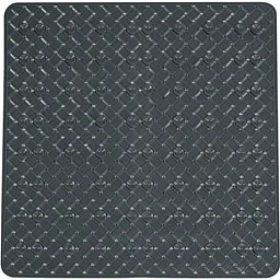Килимок для душу квадратиний Eco Fabric Лоза 50х50 см сірий (5050-001) - мініатюра 2