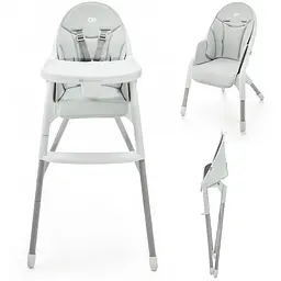 Стільчик для годування Kinderkraft Dinnly Grey (KHDINN00LGR0000) - мініатюра 6