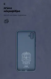 Чехол ArmorStandart ICON для Samsung A04 (A045) Camera cover Dark Blue (ARM66077) - мініатюра 4