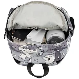 Рюкзак для ноутбука 2E TeensPack Cats 13 Grey - мініатюра 6