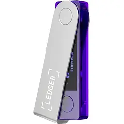 Апаратний криптогаманець Ledger Nano X Onyx Cosmic Purple