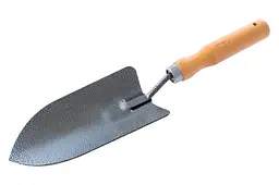 Лопатка садовий совок Mastertool 300 x 80 мм ручка дерево - мініатюра 2