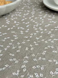 Скатертина столова Ecotton DUCK 170х220 см водовідштовхувальна кремовий (V 10/ Khave) (25007) - мініатюра 8